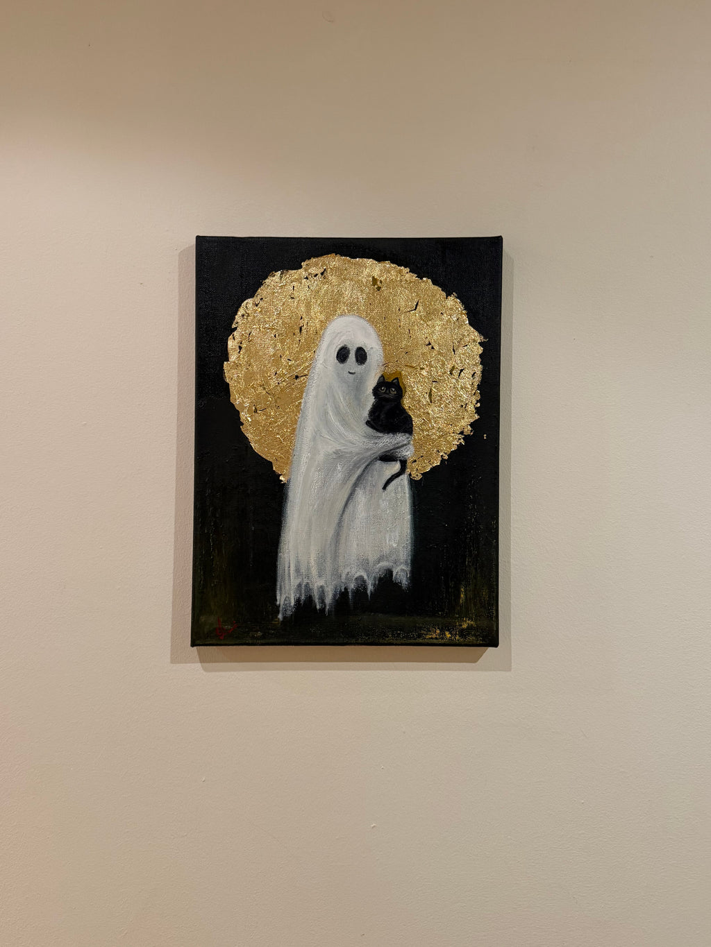 Cat in the Arms of a Sacred Ghost