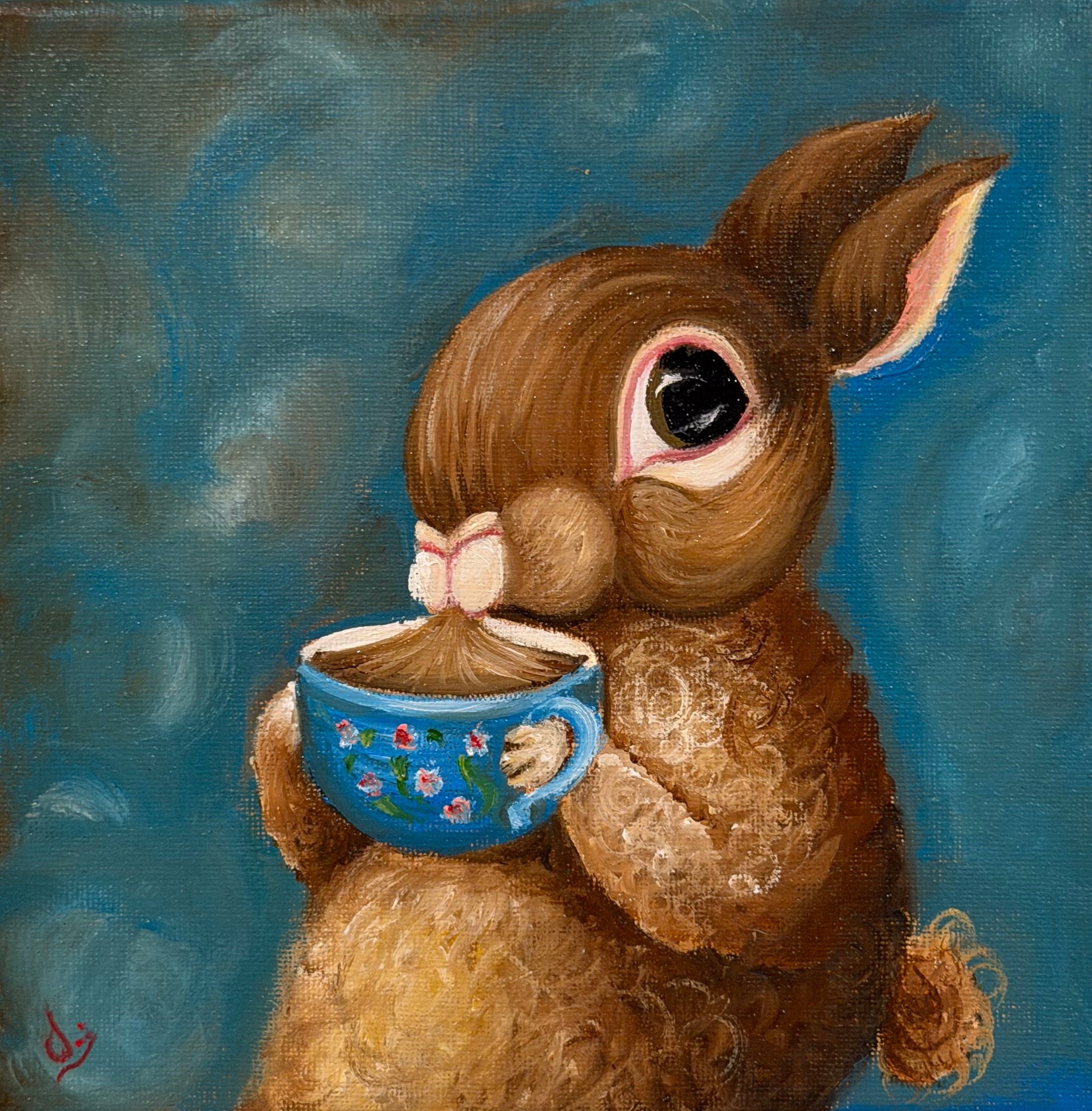 Latte and bunny