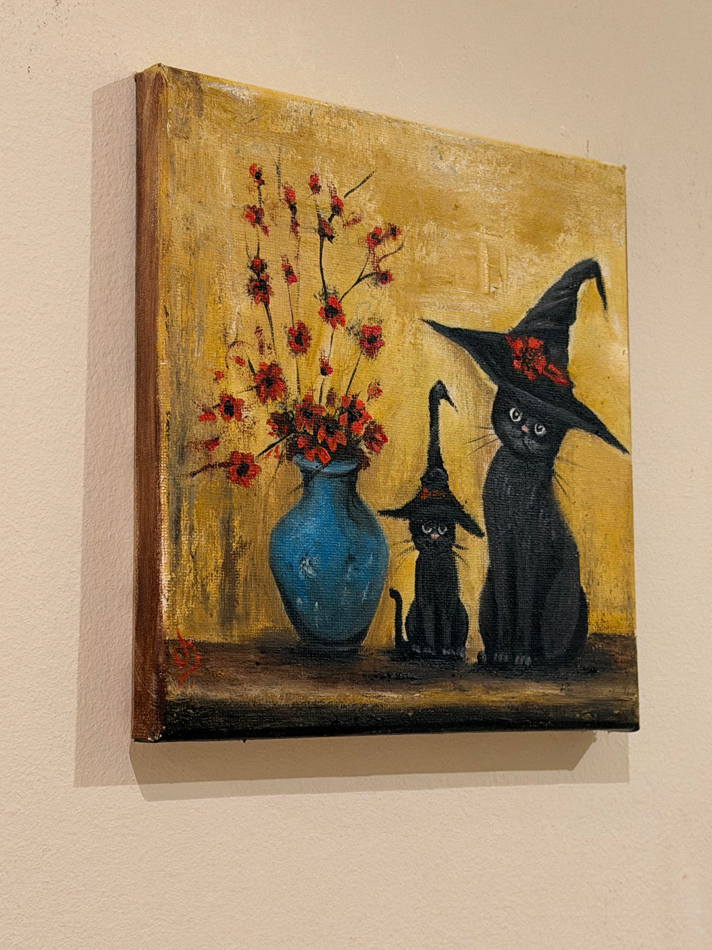 Witch mother and her kitten