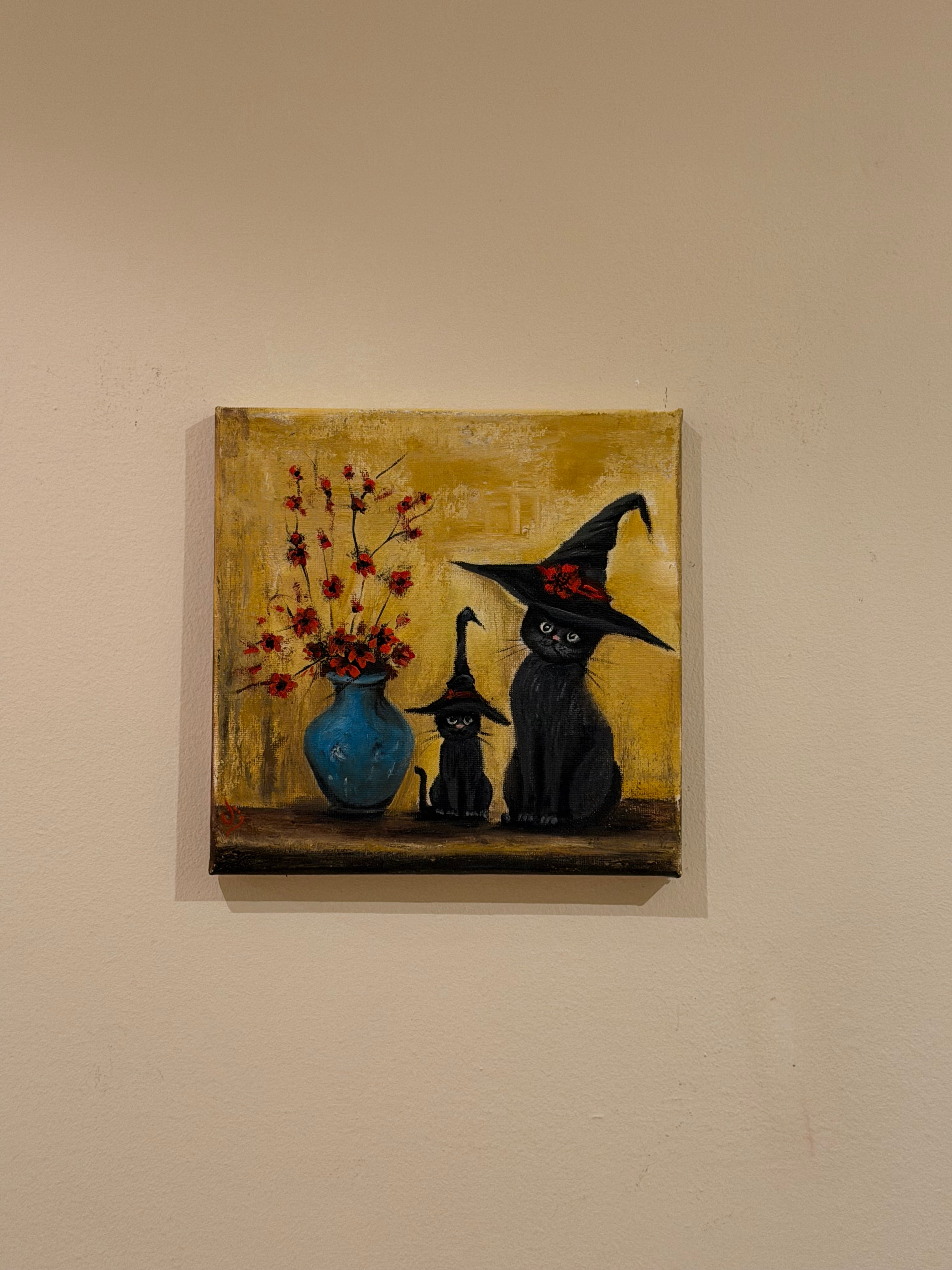 Witch mother and her kitten