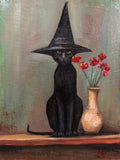 Cat with a Witch’s Hat
