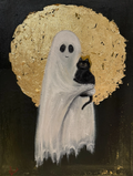 Cat in the Arms of a Sacred Ghost
