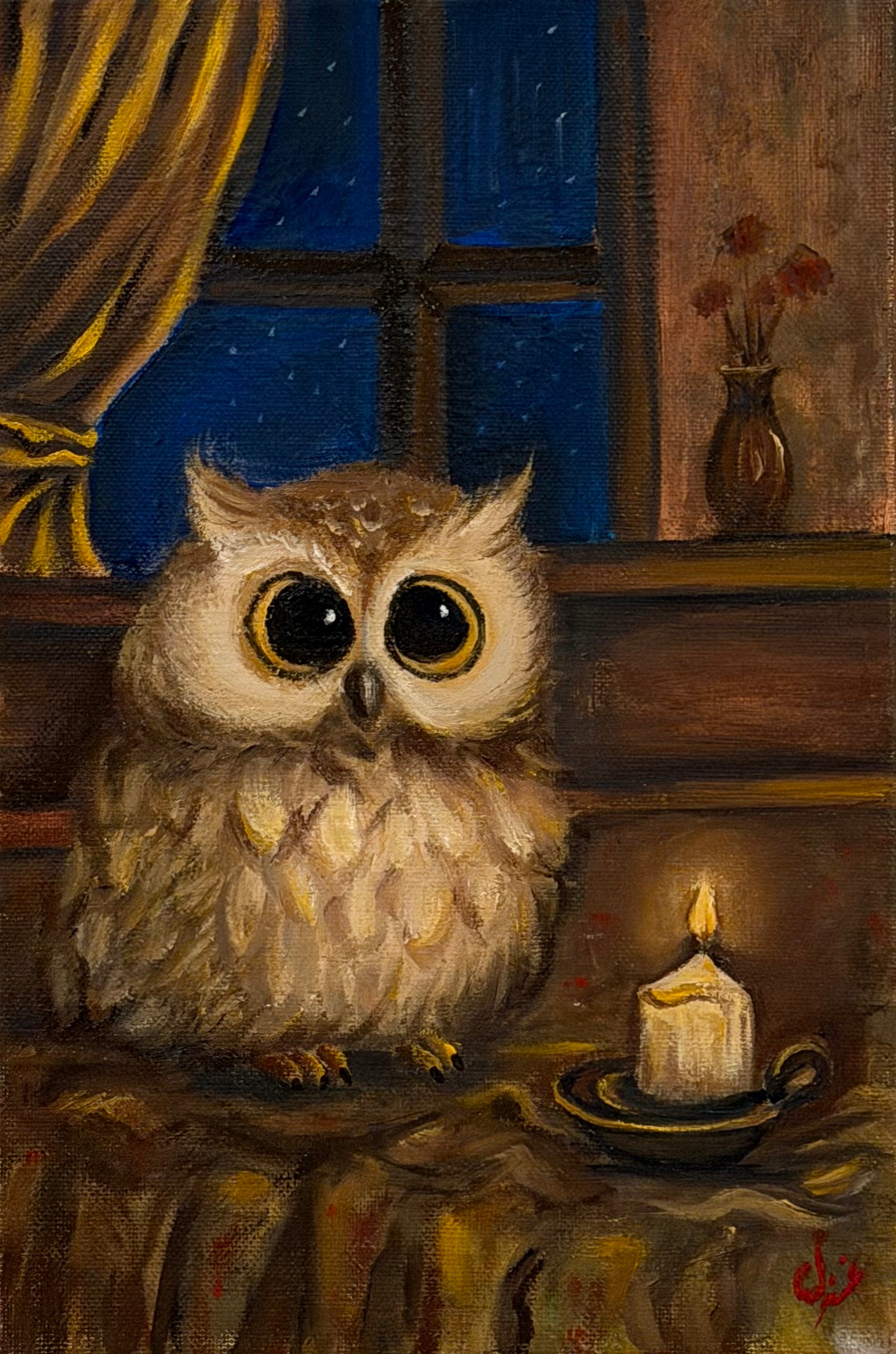 “Lonely Bright Night” 🌙